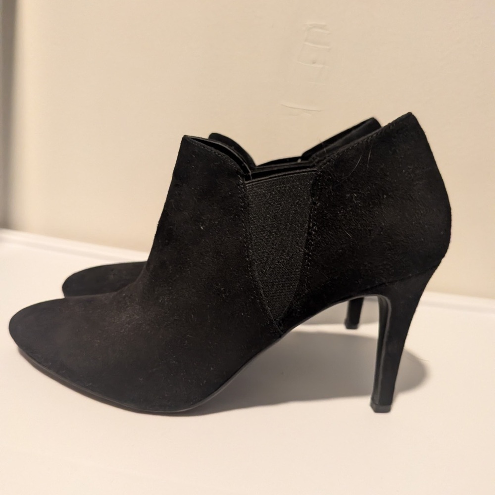Audrey Brooke Elegant Black Women's Ankle Boots- NWOT